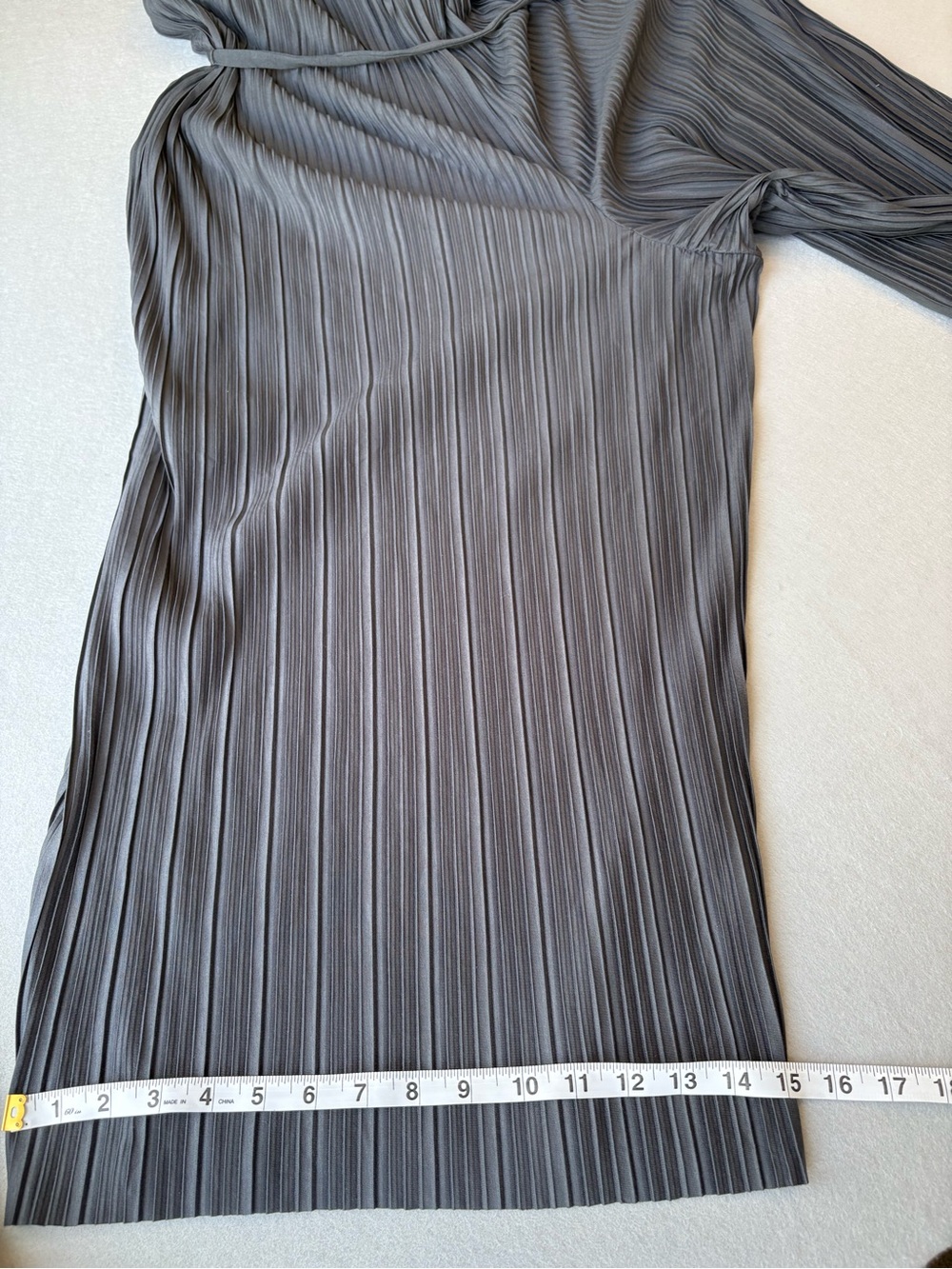 J. Jill NWT sz L Women’s PureJill Elements Pleated Knit Jumpsuit in Charcoal - Picture 10 of 14